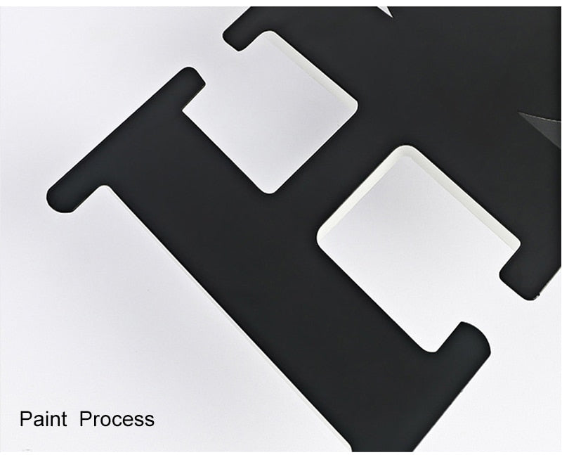 GRN HOME-FAMILY-LOVE Logo Creative Modern Acrylic Wall Lamp