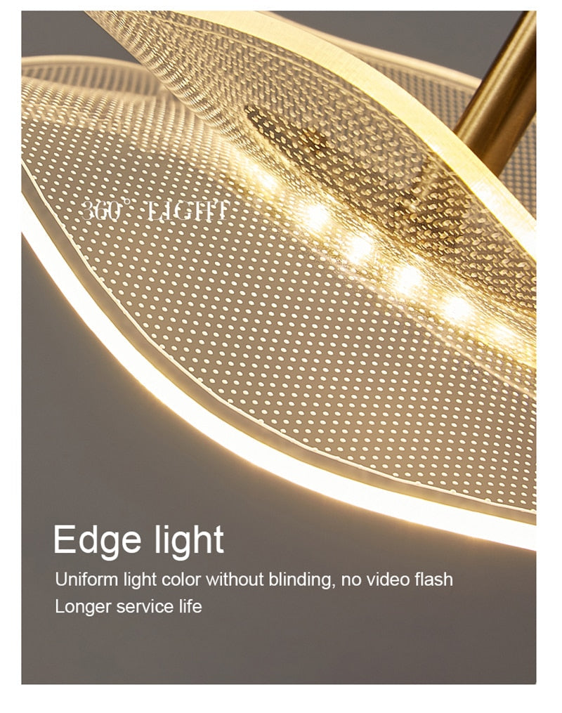 Lyf Lotus Leaf Eira Pendant Light