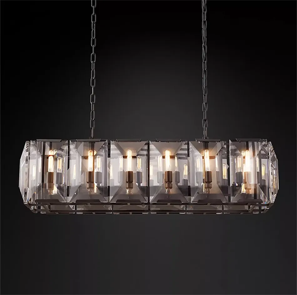 Navi Elegant Dimmable Crystal Chandelier