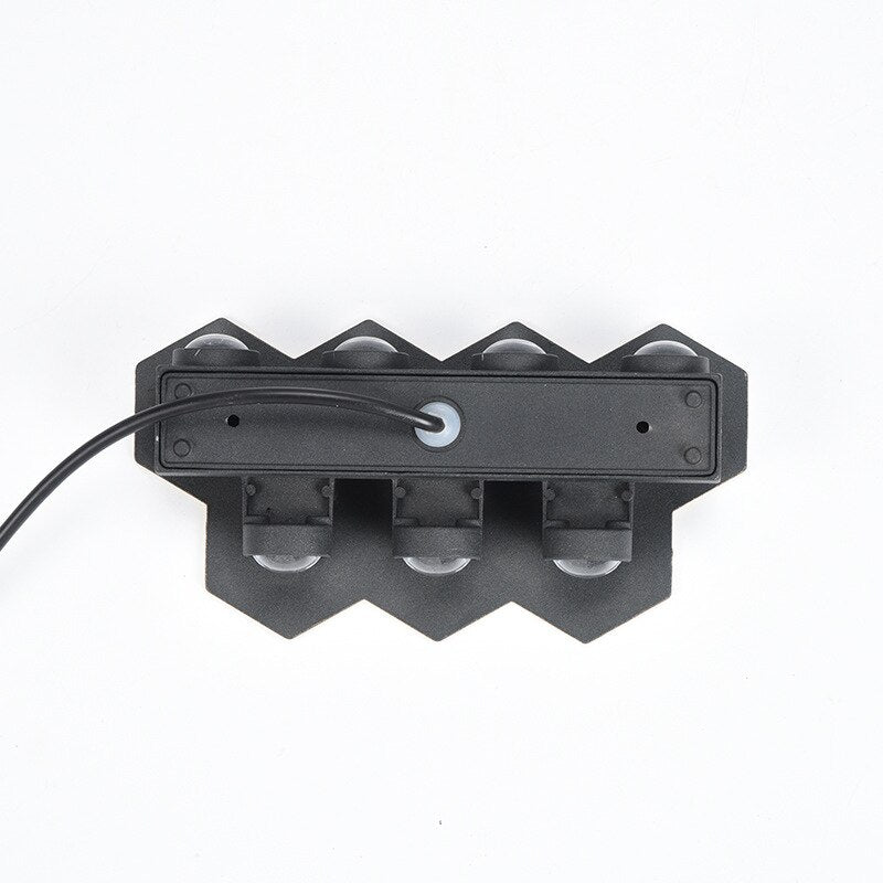 WIN LED Waterproof Hexagonal Outdoor IP65 Wall Light Up And Down Double-headed