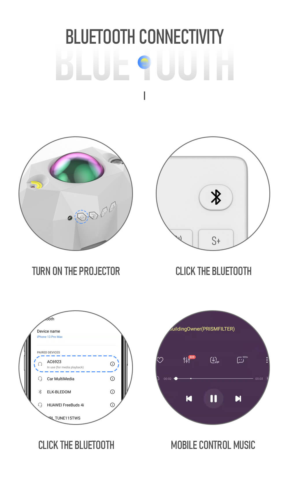 Pq Moon Galaxy Night Light