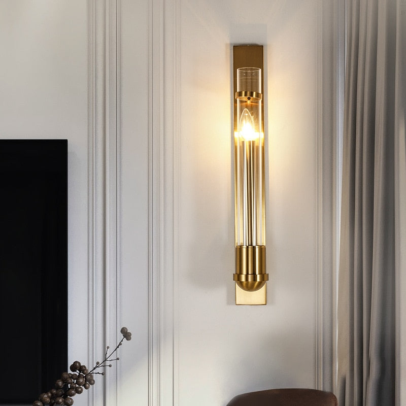 Win Modern Luxury Golden Wall Lamp