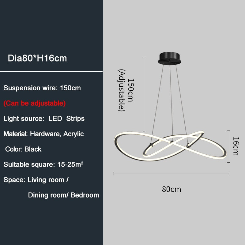 Ylk Creative Design Gold Pendant Light