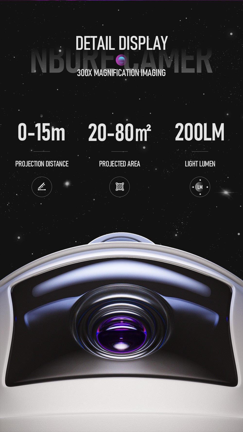 Pq Remote Control Galaxy Projector