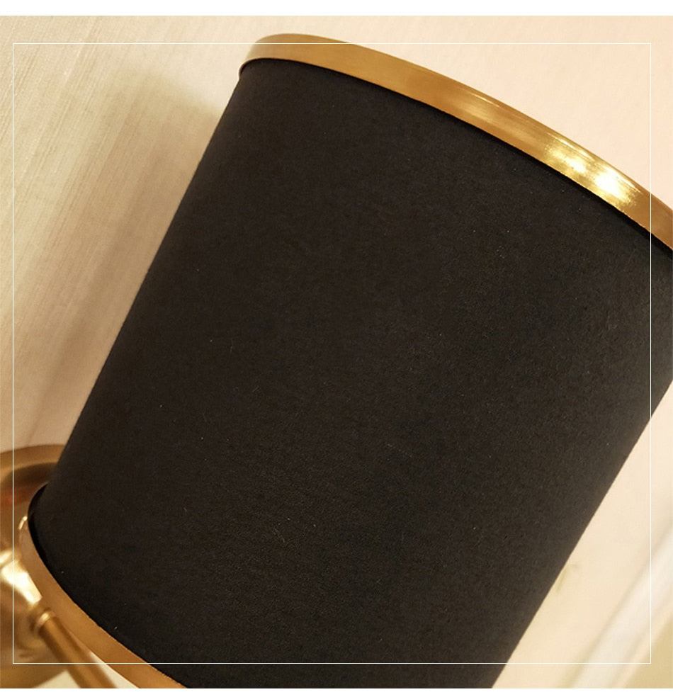 Ylk Axton Modern Black Wall Sconce