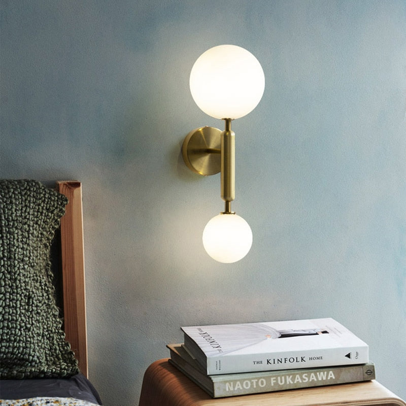 Wad Nordic Glass Balcony Light