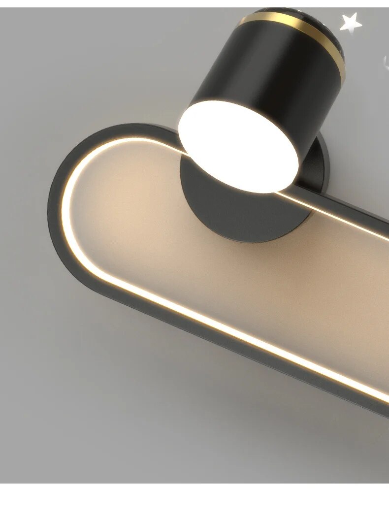 MAV Kid's room creative Wall Lamp Stars Projection Astronaut Decoration