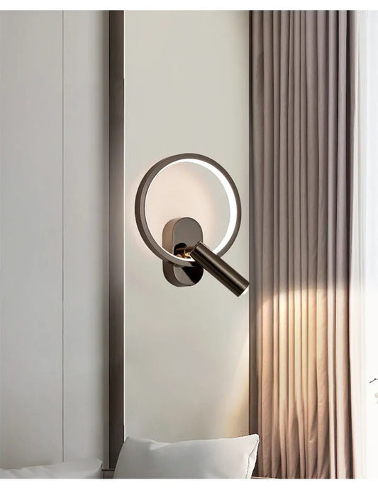 Touch Sensor Rotatable Spotlight Modern LED Wall Lights