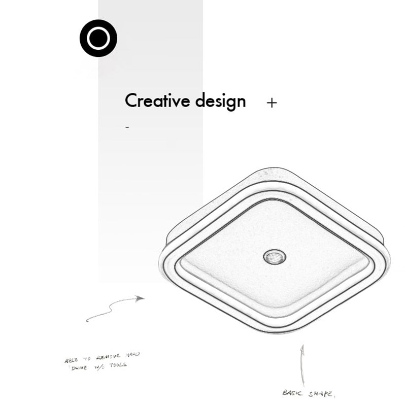 Human PIR Motion Sensor LED Ceiling Lamp