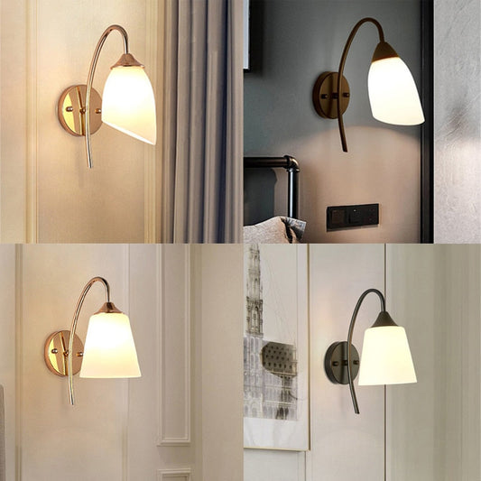 Oud Lea Black Gold Wall Lamp