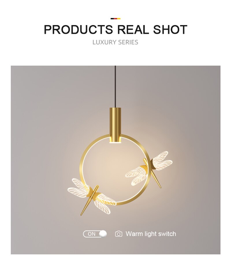 Lyf Dragonfly Pendant Light