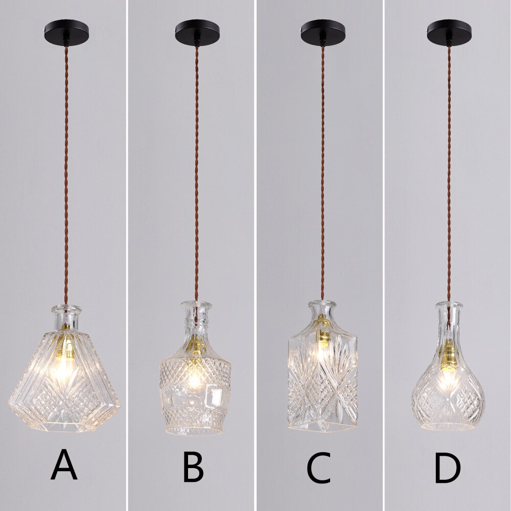 HEN Aegea Retro Glass Lampshade Pendant Lights