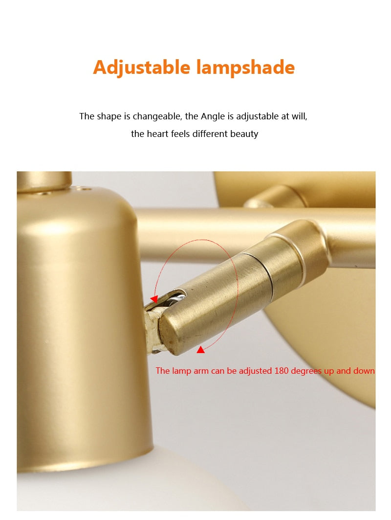 Wad Copper Industrial Wall Lamp