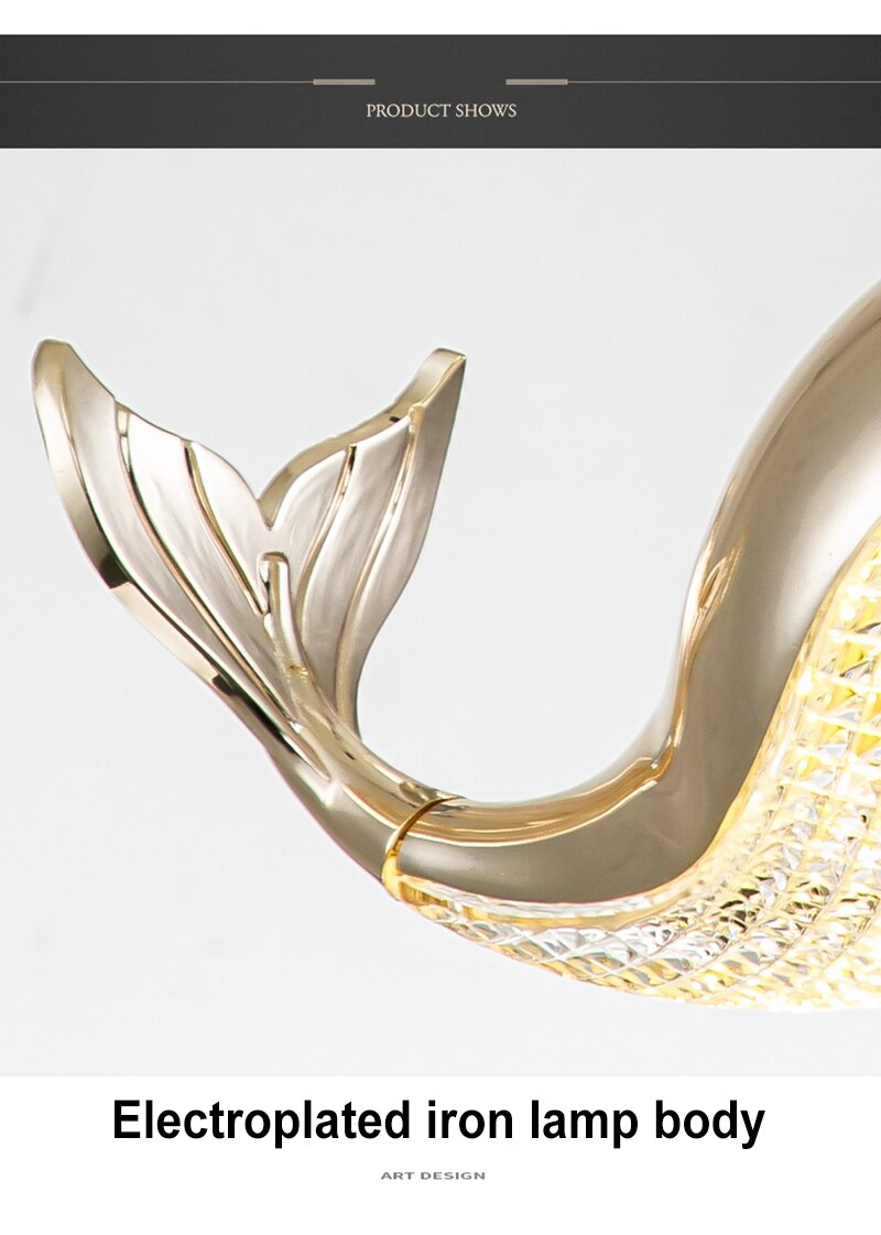 BAN Whale Modern LED Pendant Light