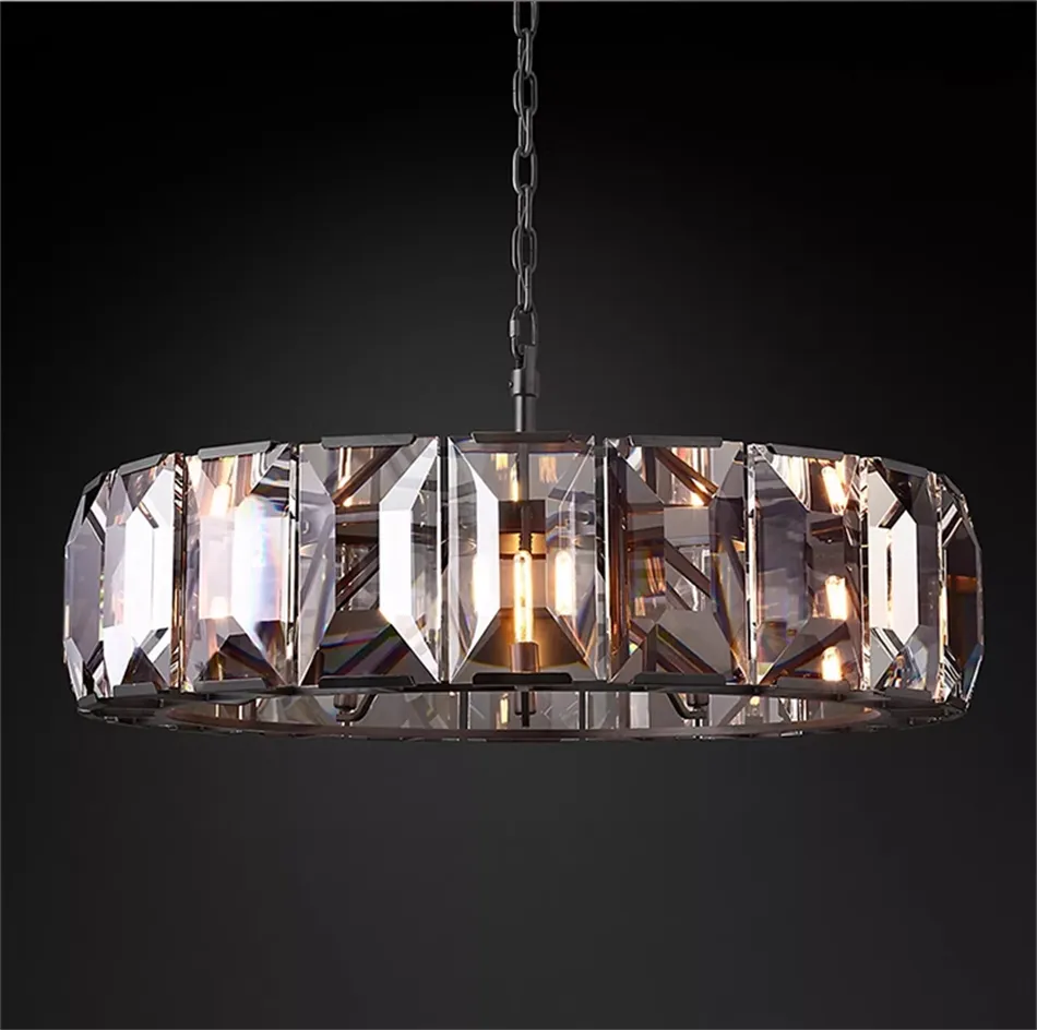 Navi Elegant Dimmable Crystal Chandelier