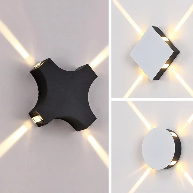 Won Outdoor Waterproof Crossing Sconces