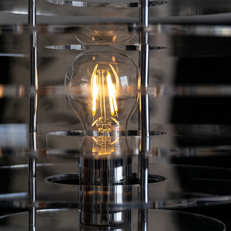 Saturn Chrome Table Lamp