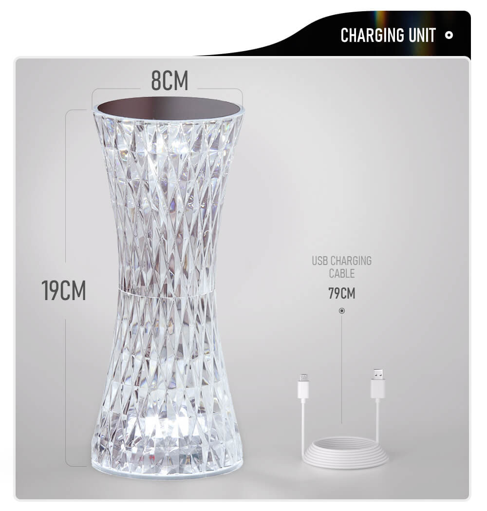 Pq Rane LED Crystal Night Light