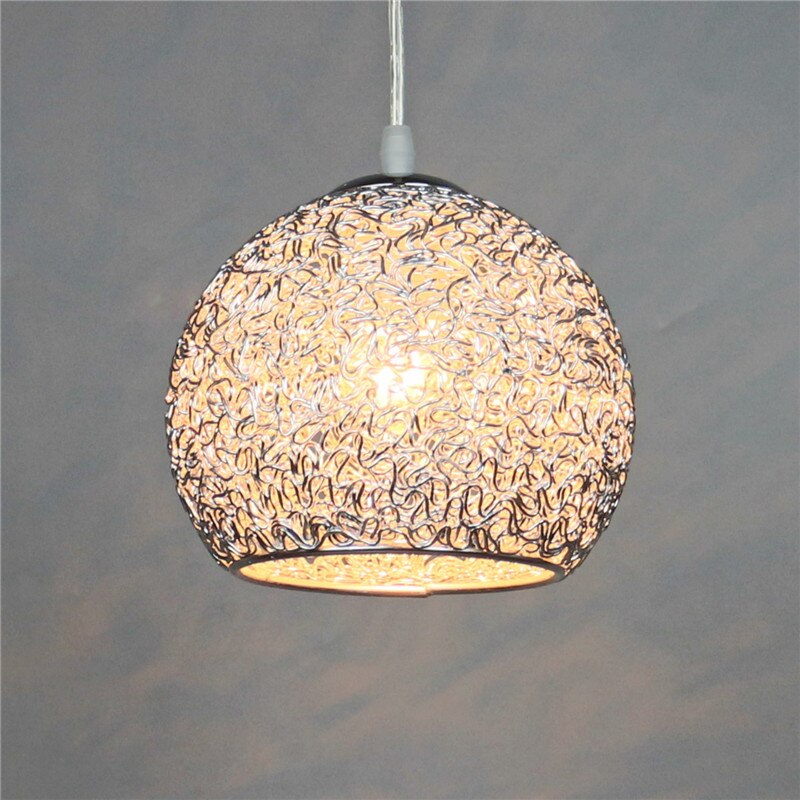HEN Aerin Spherical Aluminum Wire Pendant Lights Color Macaron Suspension Luminaire