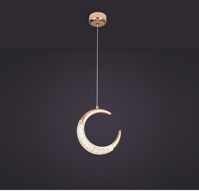 Ylk Half-Moon Modern LED Chandelier