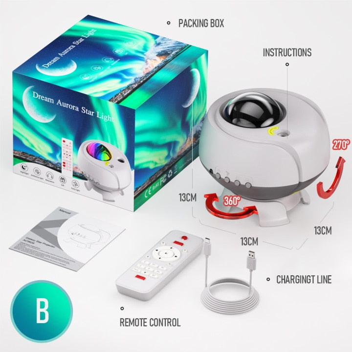 Pq Moon Galaxy Night Light