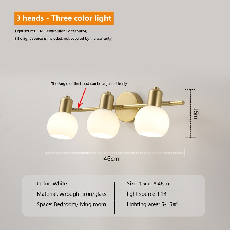 Wad Copper Industrial Wall Lamp