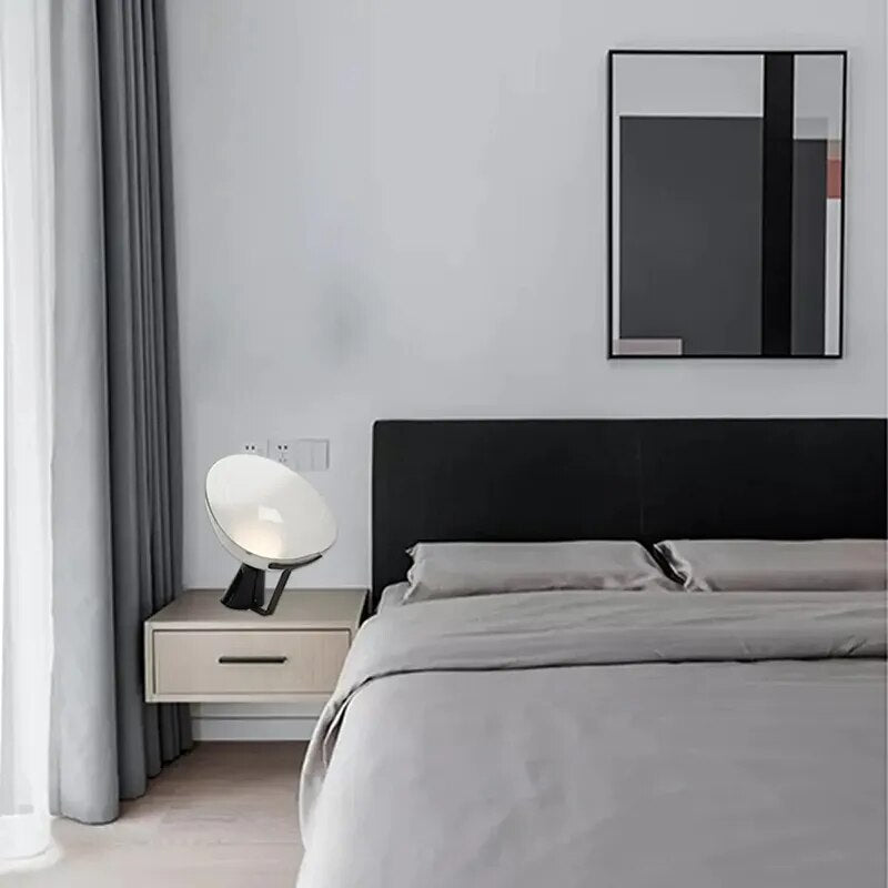 Artistic Modern LED Table Lamps Minimalist Night Lampare Black