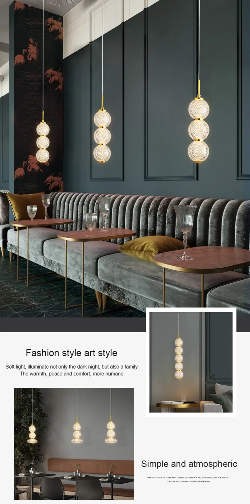 LYF Giselle Nordic LED Pendant Lights