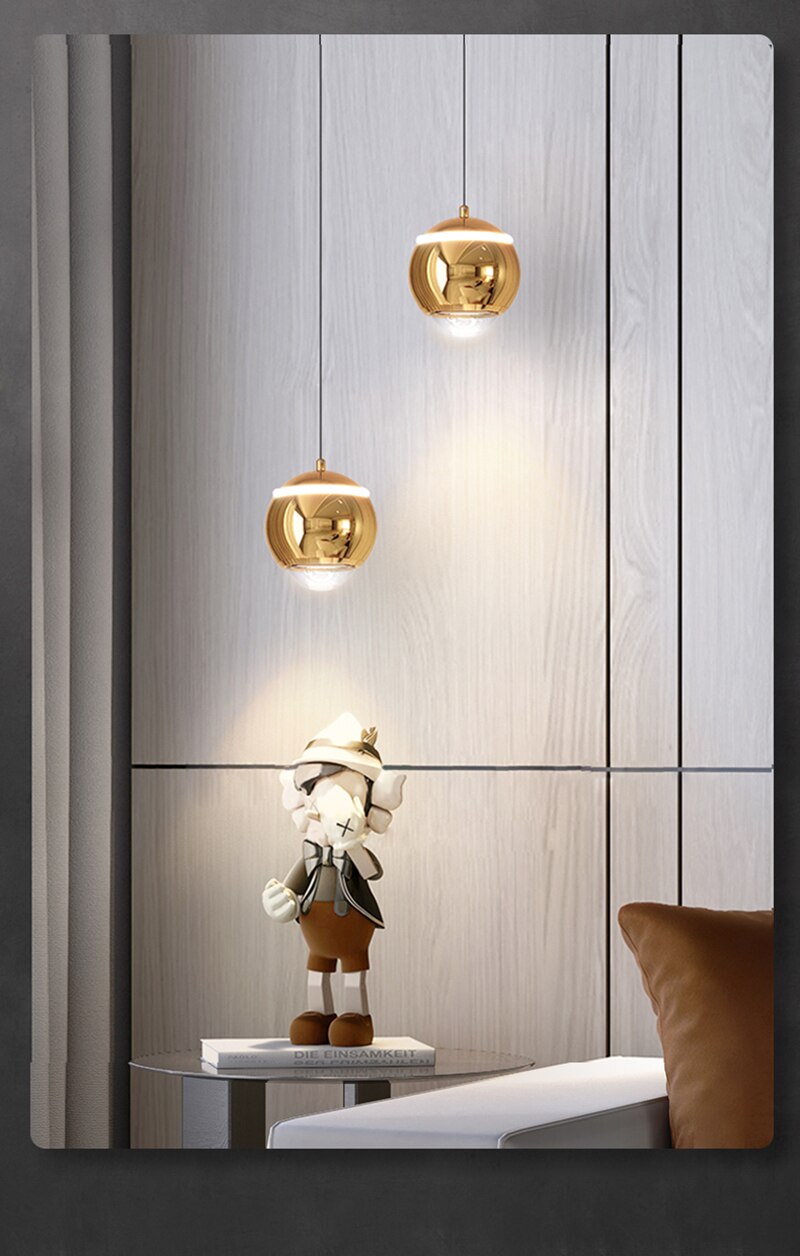 LYF Darla Golden Modern LED Pendant Lights