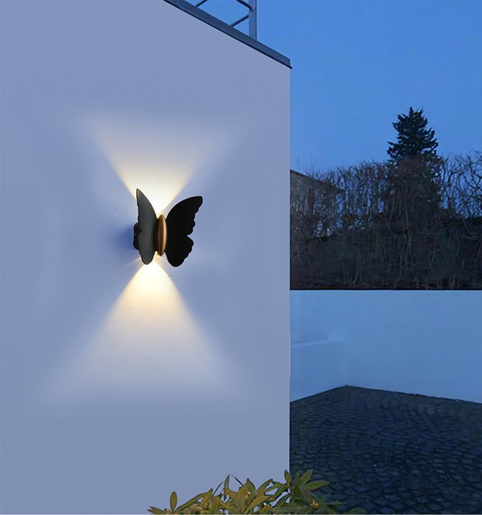 IIS  Butterfly Shape 6W Outdoor Lighting Waterproof LED Garden Light