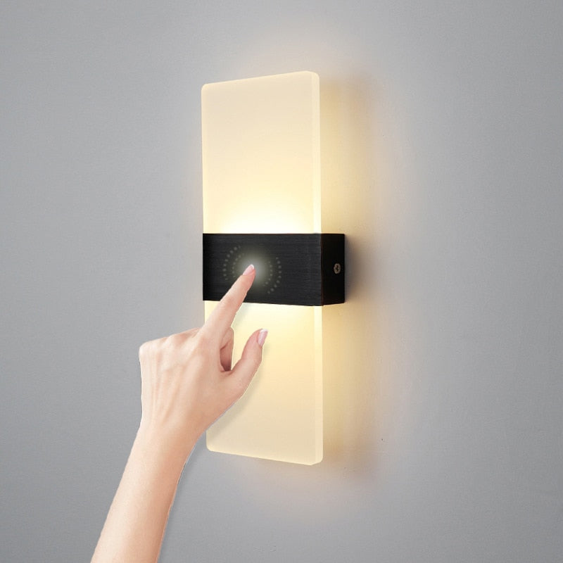 WIN LED Touch Sensor Switch Acrylic Wall Lamp