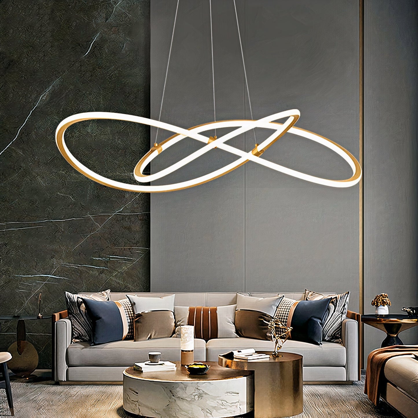 Ylk Creative Design Gold Pendant Light