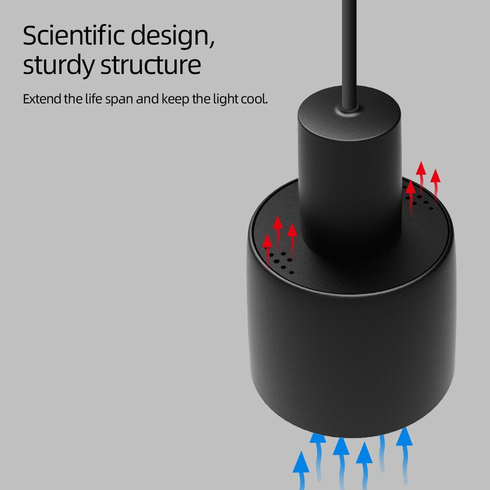 AiS Dimmable Pendant Light 9W CRI97 Adjustable Length Minimalist Style