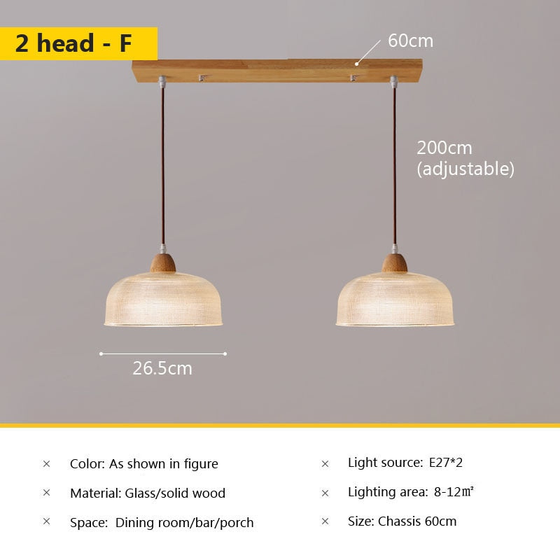 Wad Nordic Glass Pendant Lamp