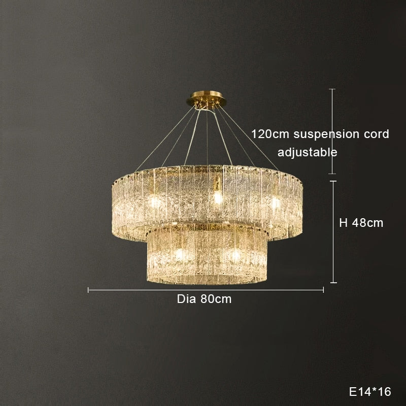 Privet Creative Glass Pendant Lamp