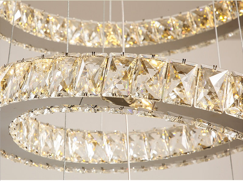 Ylk Famina Long Spiral Chandelier