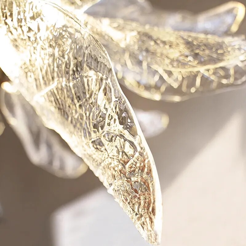 Ylk Crystal Leaf LED Chandelier