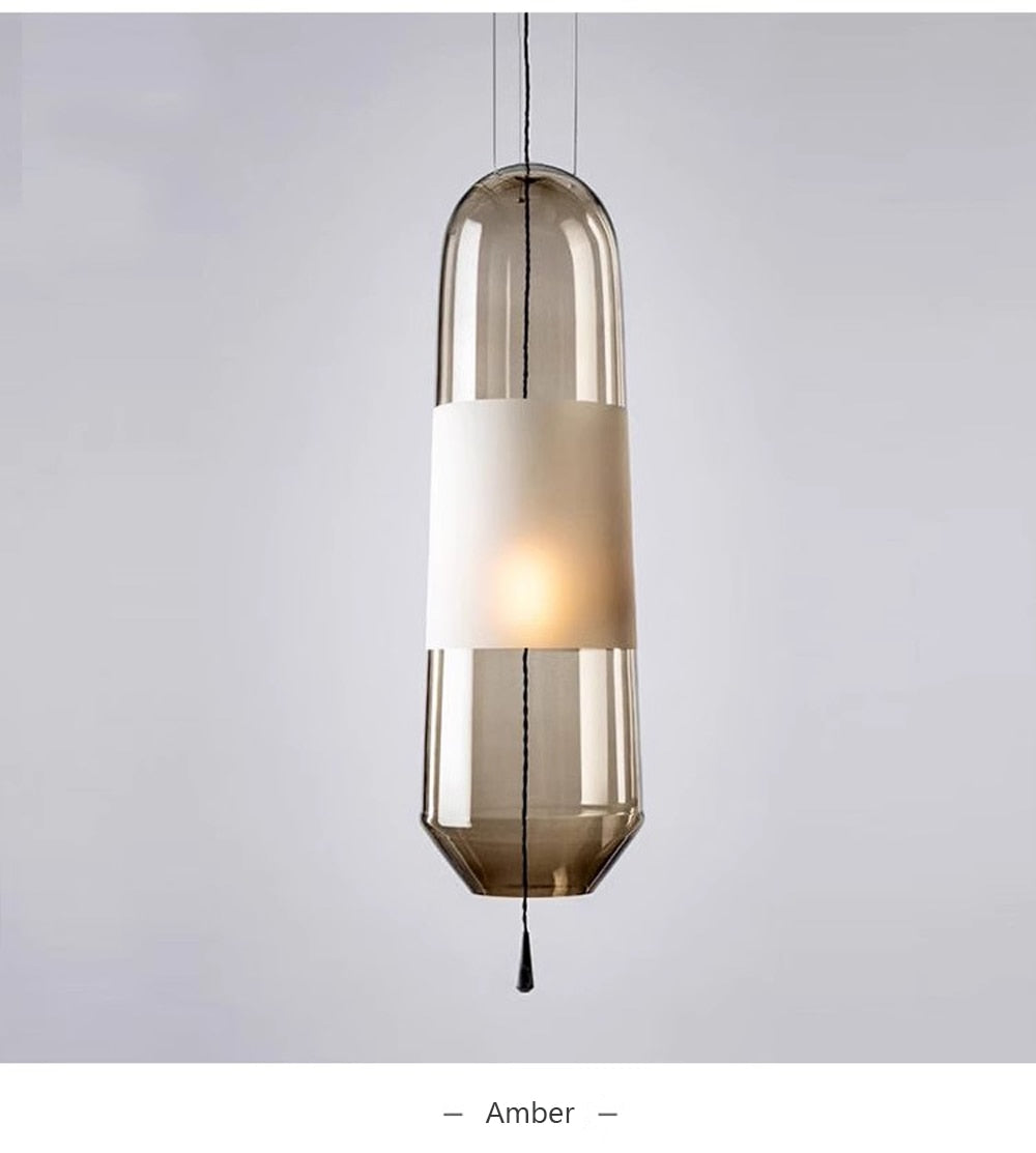 Wad Modern Glass Light Pendant Lamp