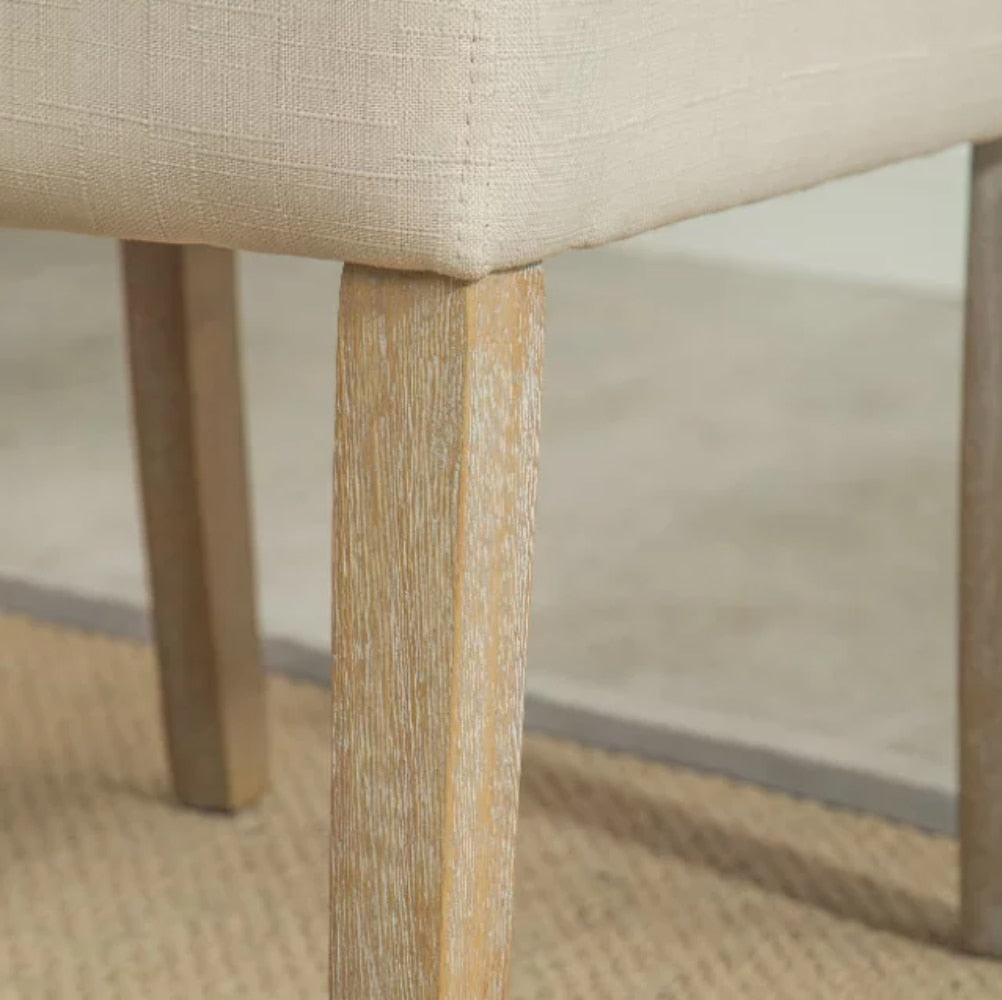 Soren - Nordic Mid-Century Dining Chair Set of 2 Tan Accent Chairs for Living Room