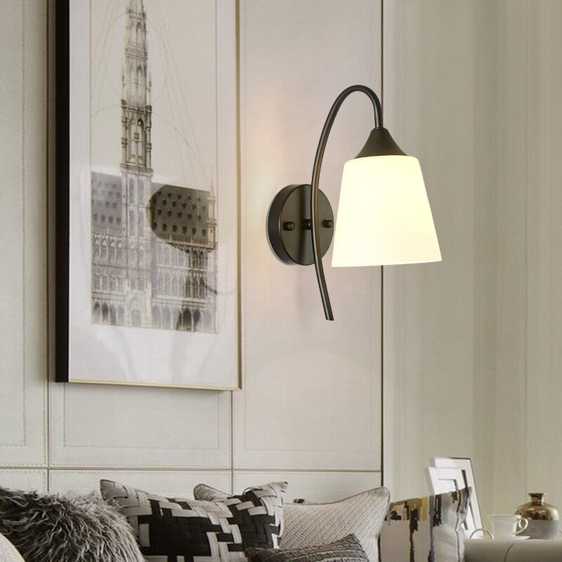 Oud Lea Black Gold Wall Lamp