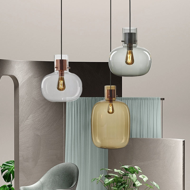 Wad Jar Vintage LED Pendant Light