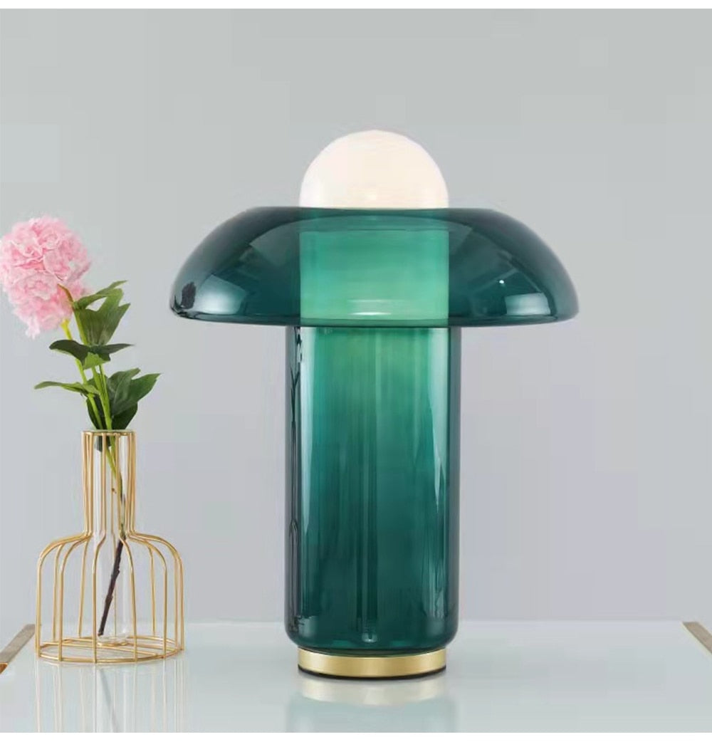 Mak 7-Style Glass Mushroom Lamp