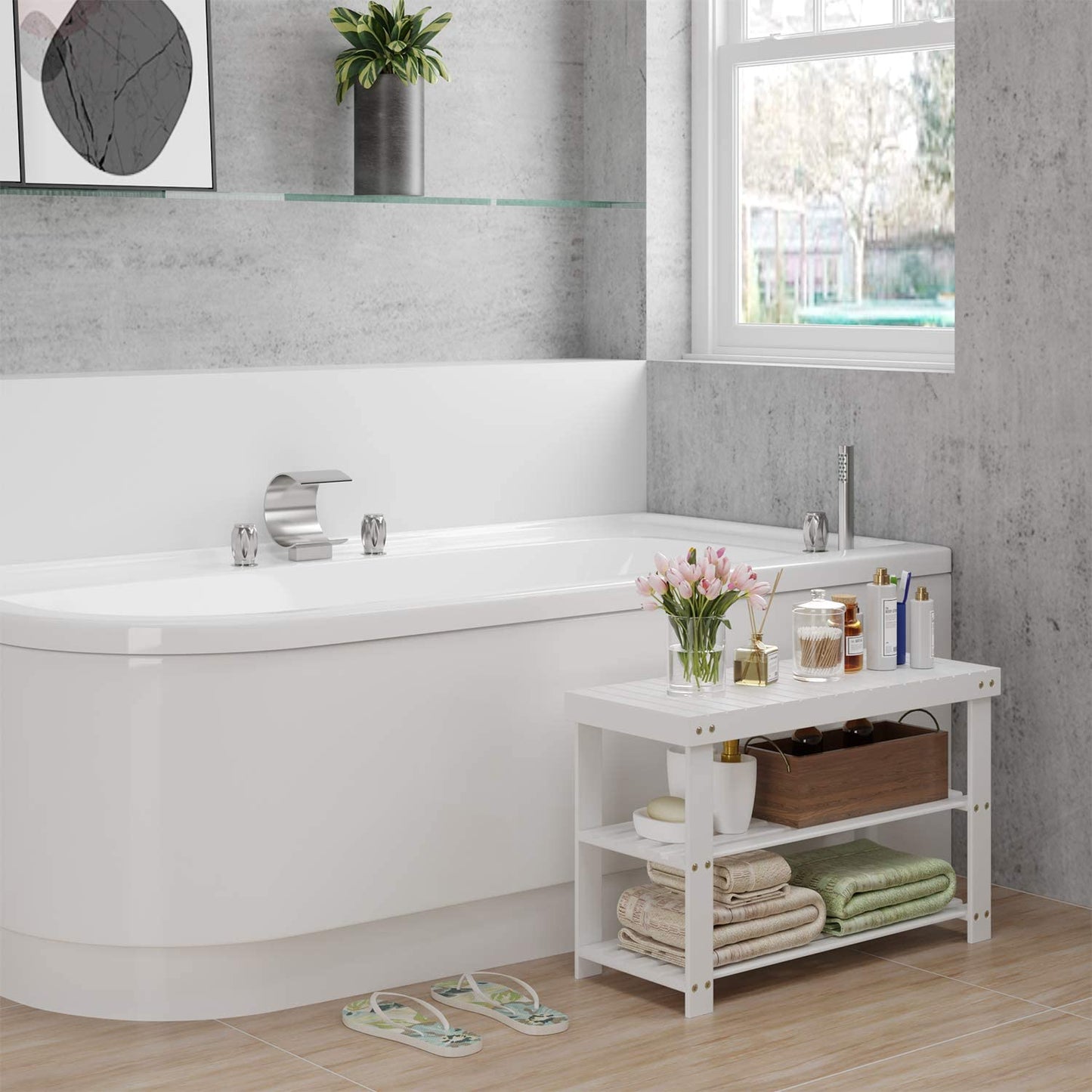 Olov Stylish Entryway Shoe Rack