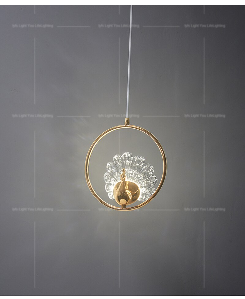 Lyf Peacock Lustre Pendant Light