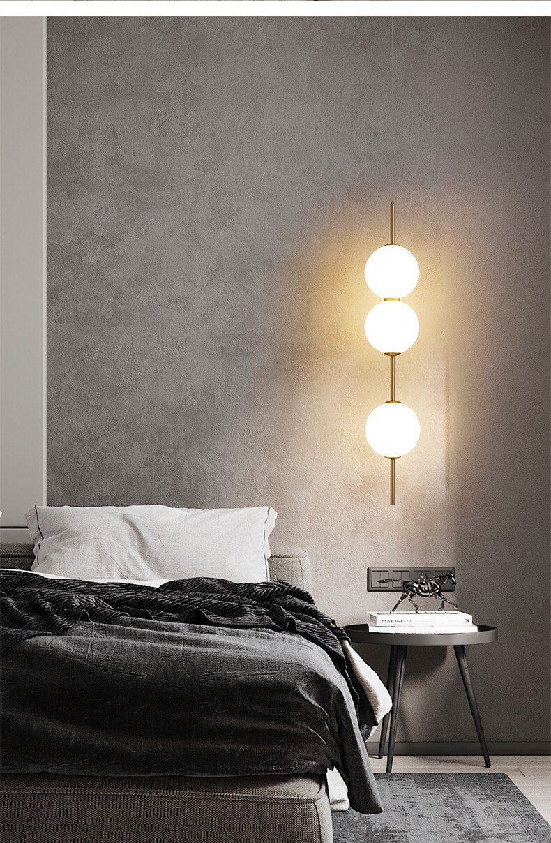 Adiella Pendant Lights Grape luster Glass Ball