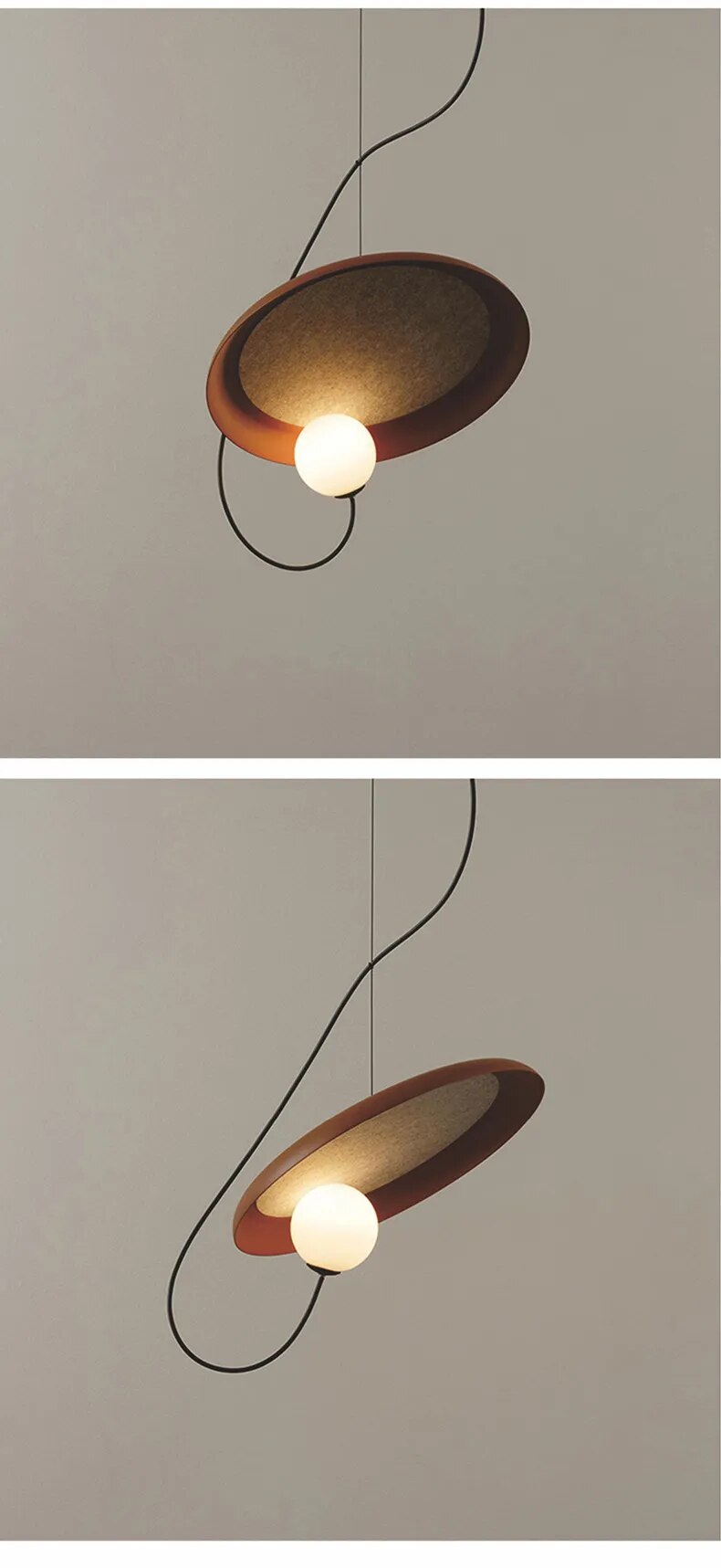 Modern Nordic Magnet Adjustable Pendant Light