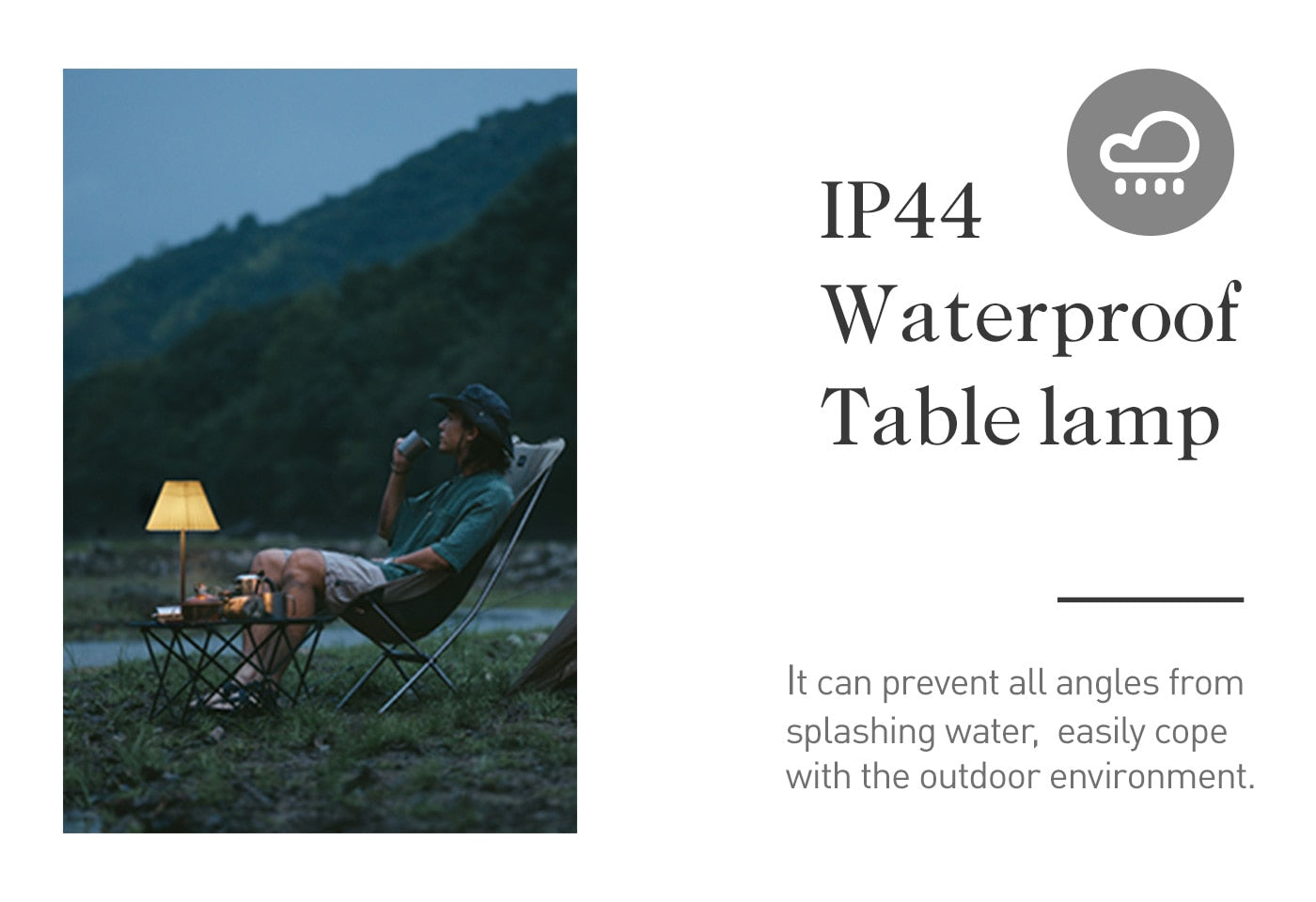 AiS IP44 LED Dimmable USB Charge 3W Touch Control Desk Lamp