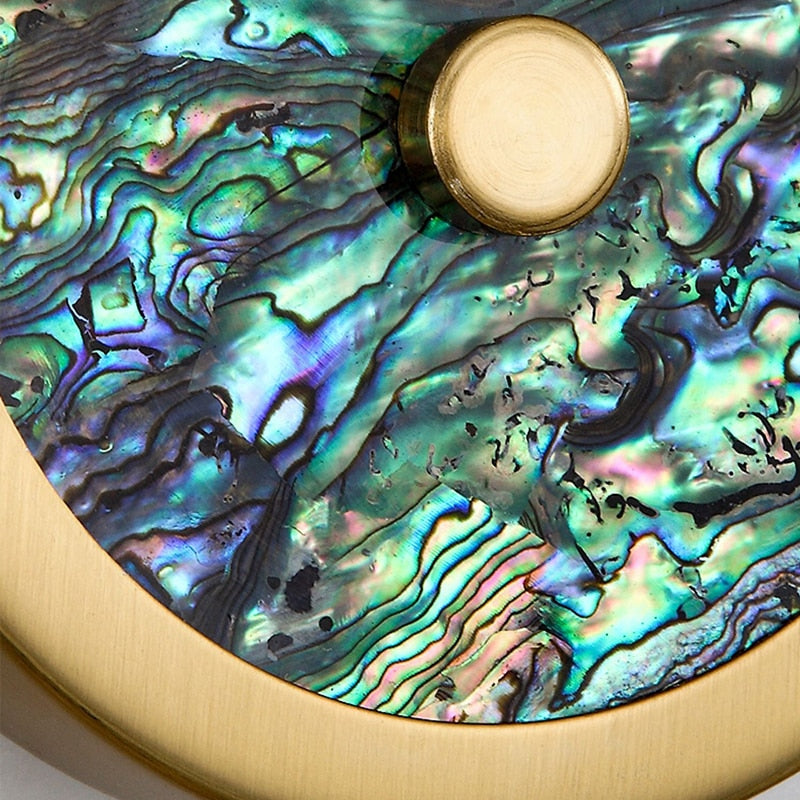 Oud Nordic Round Marble Sconce