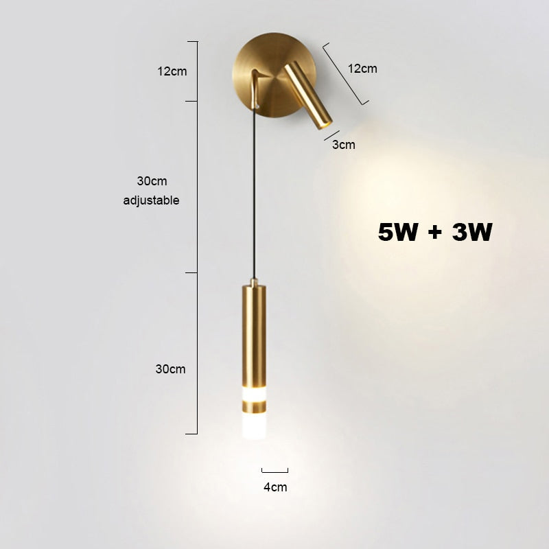 BAN Nordic LED Wall/Pendant lamp spotlight indoor lighting home decor