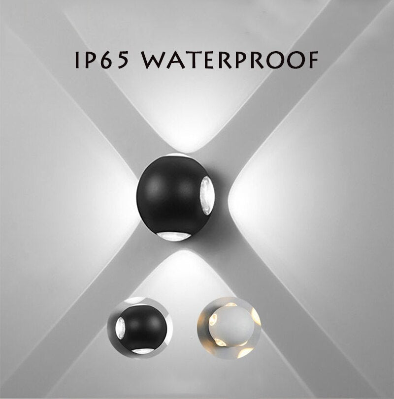 Won Outdoor Waterproof Crossing Sconces